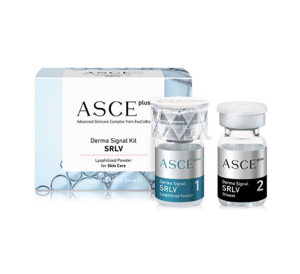 ASCE Plus Derma Signal Kit SRLV-S 韓國版Lyophilized EXOSOME for Skin Rejuvenation外泌體20mg+5ml /Box