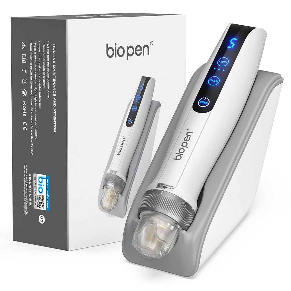 Biopen Q2 黄金微針·生髮 3合1(微針 + EMS電穿孔 + LED光療)MTS Dr Pen